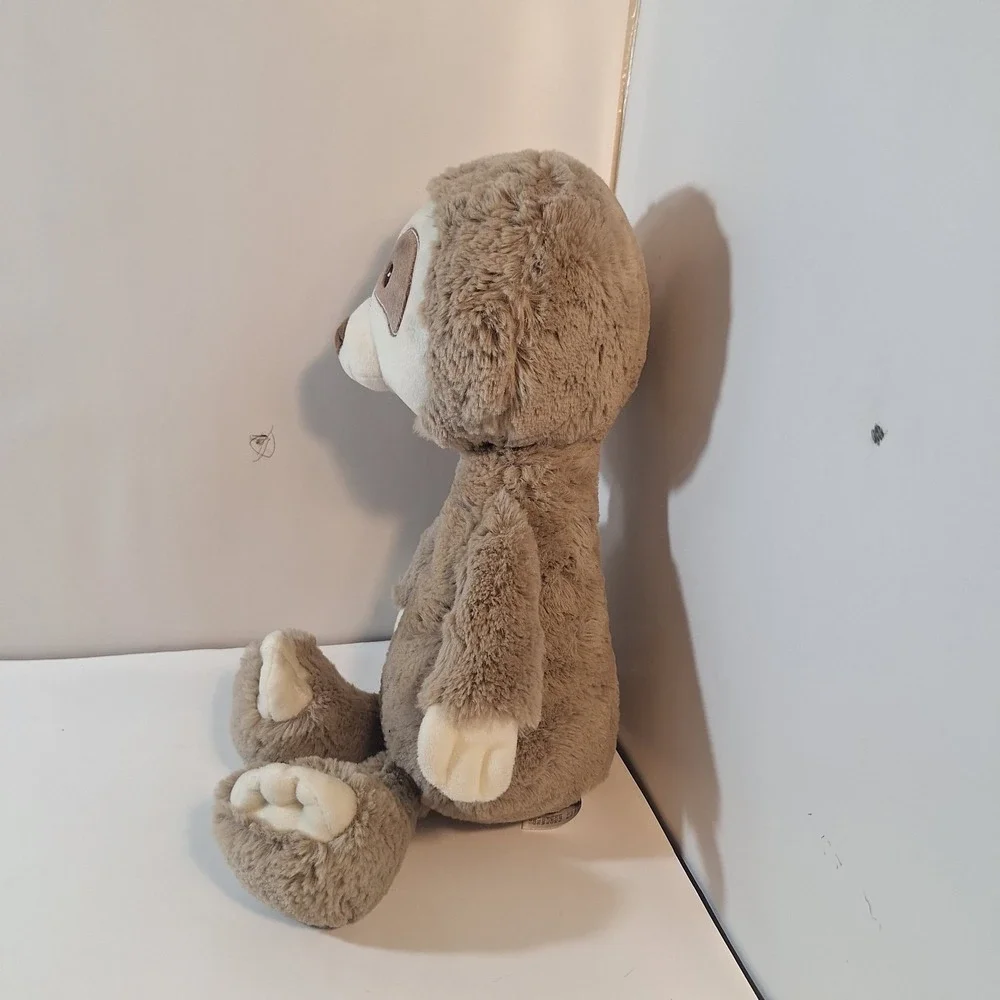 Baby Gund Toothpick Gray Sloth Plush Stuffed BeanBag Lovey Toy 16